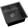 Mexen Trixo мивка от неръждаема стомана с 1 отделение 440 x 440 мм, черен HC - 6413441000-70HC