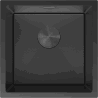 Mexen Trixo мивка от неръждаема стомана с 1 отделение 440 x 440 мм, черен HC - 6413441000-70HC