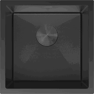 Mexen Trixo мивка от неръждаема стомана с 1 отделение 440 x 440 мм, черен HC - 6413441000-70HC