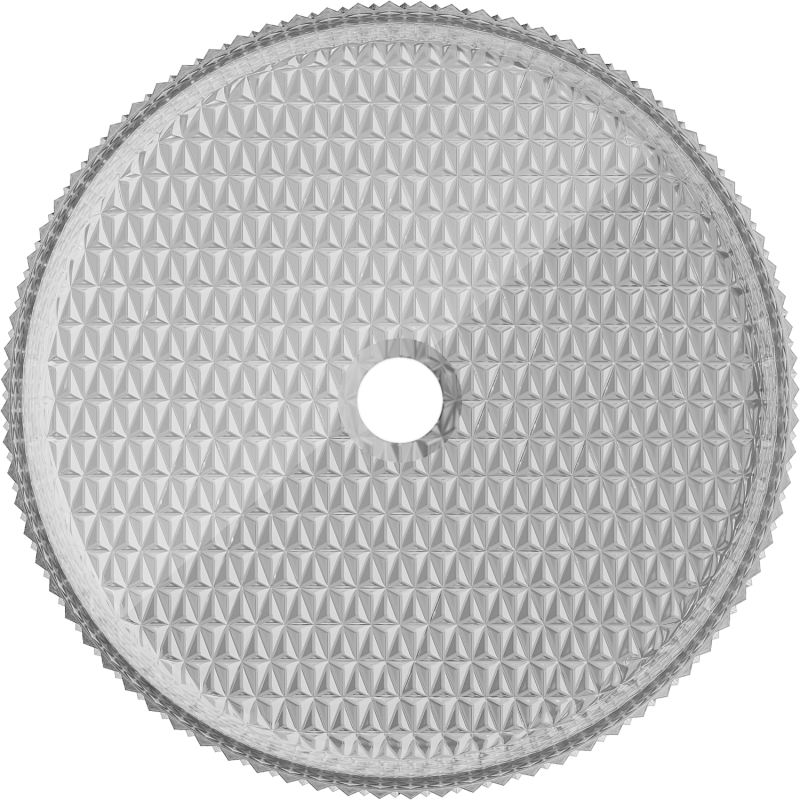 Mexen Aura стъклена мивка за монтаж върху плот 39 x 39 см, сива - 24013966