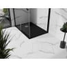 Компонентен душ Mexen Stone+, правоъгълен 90 x 80 cm, черен - 44708090