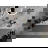 Mexen Aura стъклена мивка за плот 39 x 39 см, сива - 24013966