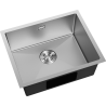 Mexen Trixo мивка от неръждаема стомана 1-комплектна 540 x 440 mm, инокс - 6414541000-01