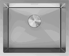 Mexen Trixo мивка от неръждаема стомана 1-комплектна 540 x 440 mm, инокс - 6414541000-01