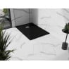 Компонентен душ Mexen Stone+, правоъгълен 90 x 80 cm, черен - 44708090