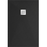 Mexen Stone+ правоъгълна композитна поддушова тава 90 x 80 см, черна - 44708090