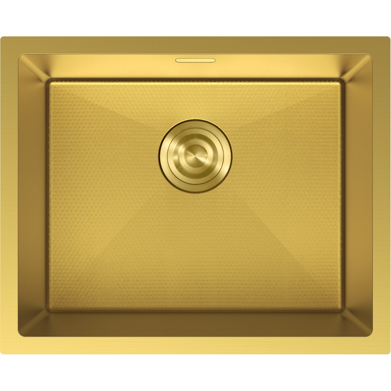 Mexen Trixo стоманена мивка с 1 отделение 540 x 440 mm, златен HC - 6414541000-55HC