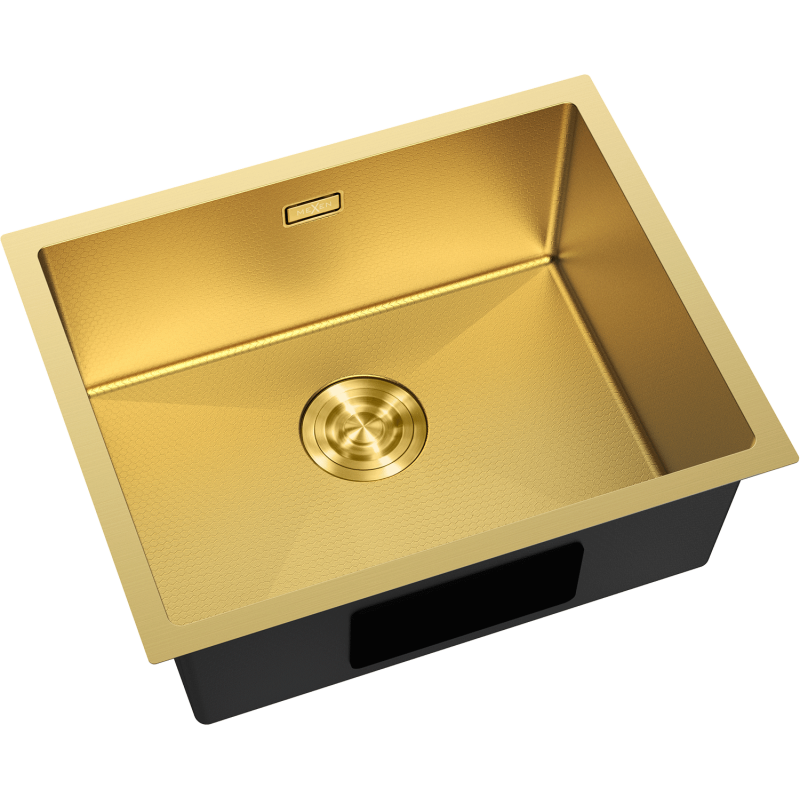 Mexen Trixo стоманена мивка с 1 отделение 540 x 440 mm, златен HC - 6414541000-55HC