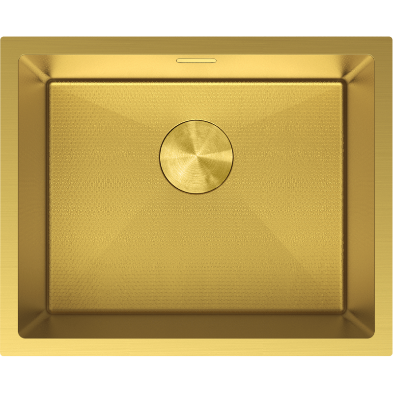 Mexen Trixo стоманена мивка с 1 отделение 540 x 440 mm, златен HC - 6414541000-55HC