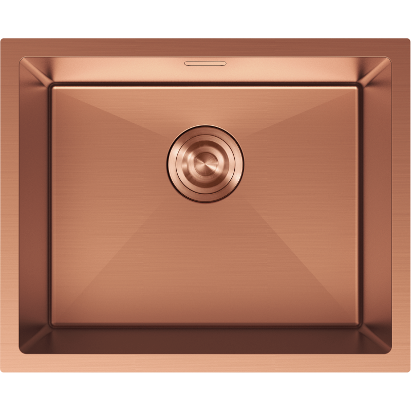 Mexen Trixo стоманена мивка 1-камерна 540 x 440 мм, мед - 6414541000-65
