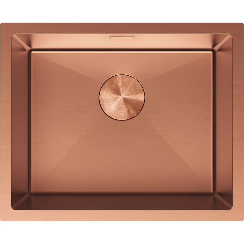 Mexen Trixo стоманена мивка 1-камерна 540 x 440 мм, мед - 6414541000-65
