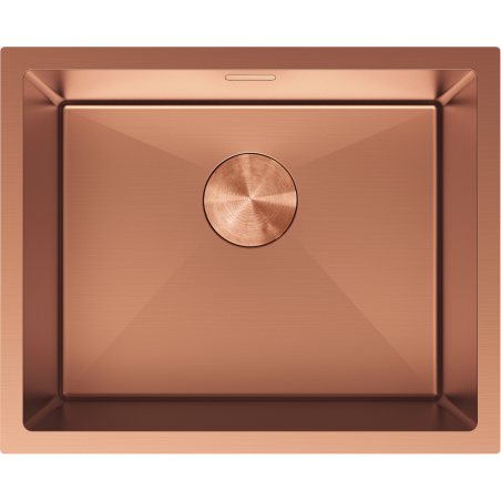 Mexen Trixo стоманена мивка 1-камерна 540 x 440 мм, мед - 6414541000-65