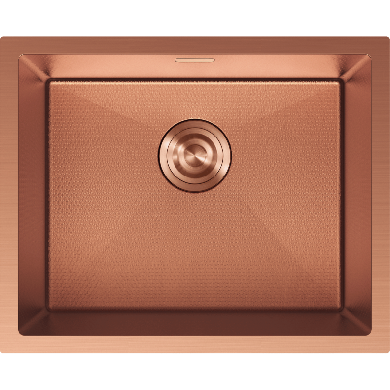 Mexen Trixo стоманена мивка с 1 корито 540 x 440 мм, мед HC - 6414541000-65HC