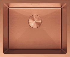 Mexen Trixo стоманена мивка с 1 корито 540 x 440 мм, мед HC - 6414541000-65HC