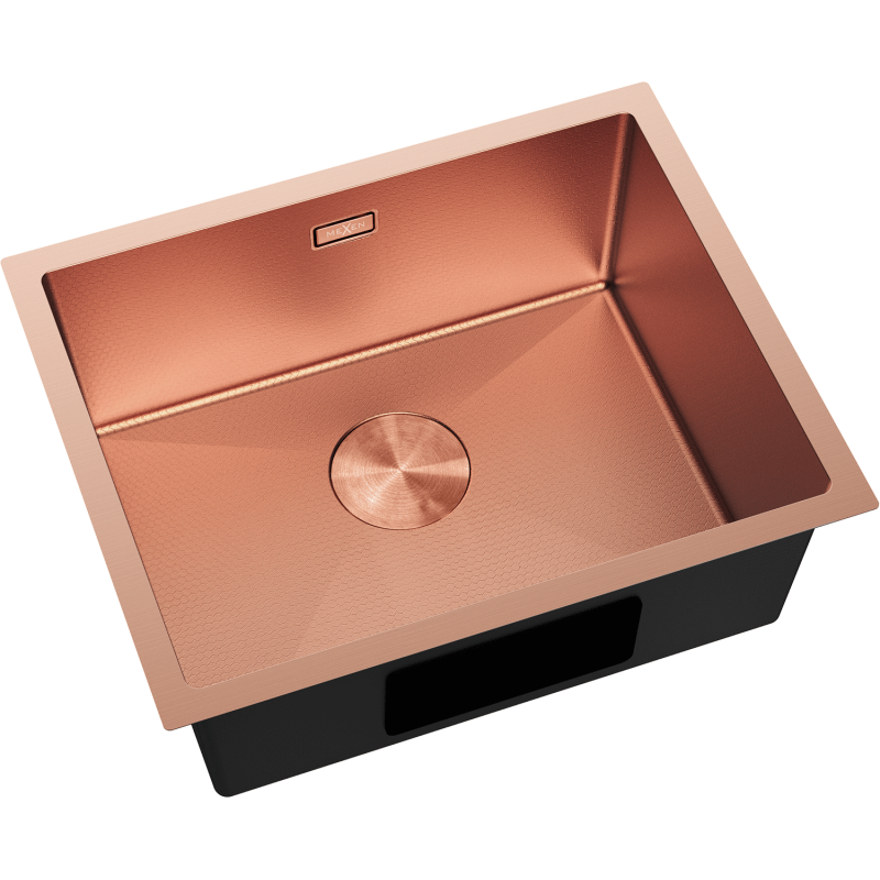 Mexen Trixo стоманена мивка с 1 корито 540 x 440 мм, мед HC - 6414541000-65HC