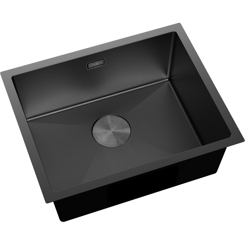 Mexen Trixo мивка стомана 1-камерна 540 x 440 мм, черна HC - 6414541000-70HC