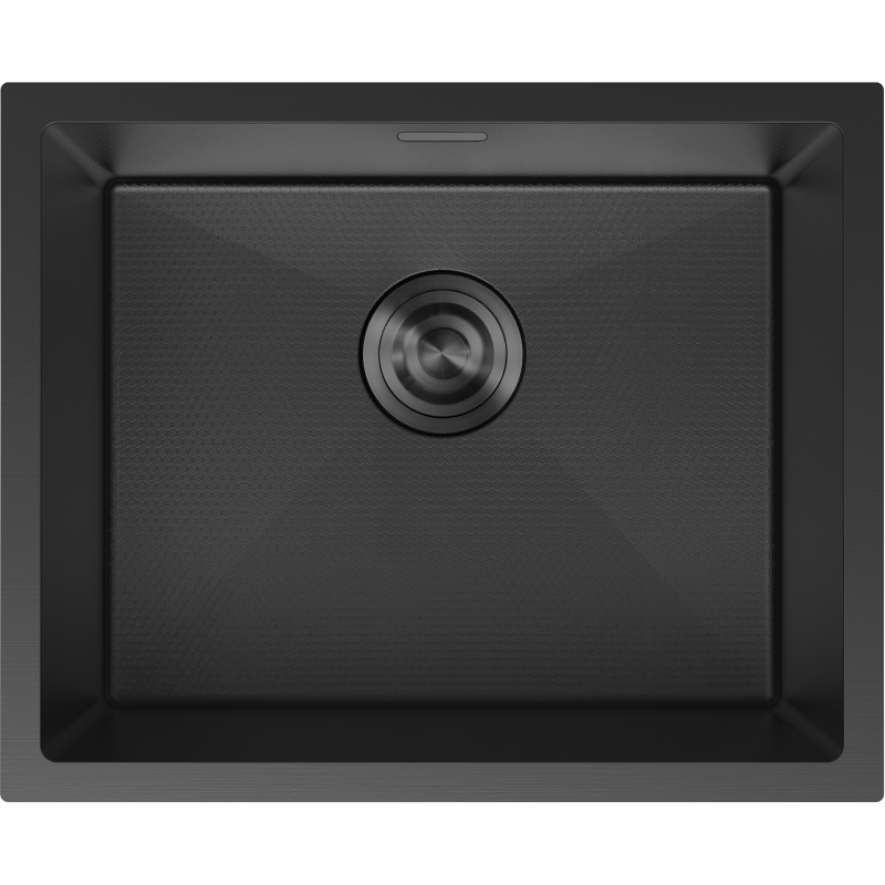 Mexen Trixo мивка стомана 1-камерна 540 x 440 мм, черна HC - 6414541000-70HC