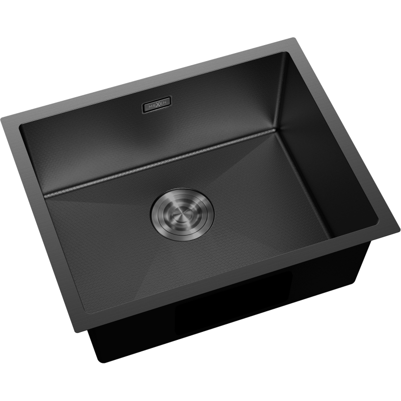 Mexen Trixo мивка стомана 1-камерна 540 x 440 мм, черна HC - 6414541000-70HC