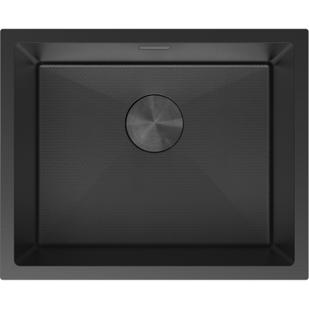 Mexen Trixo мивка стомана 1-камерна 540 x 440 мм, черна HC - 6414541000-70HC