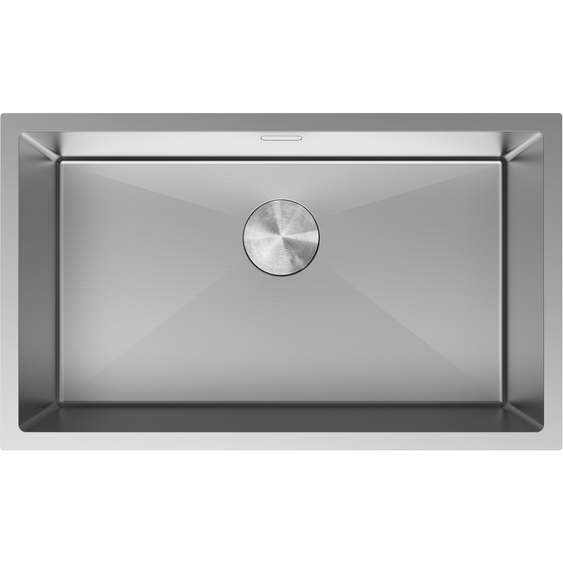 Mexen Trixo еднокамерен стоманен мивка 750 x 440 mm, инокс - 6415751000-01