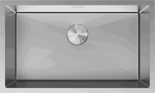 Mexen Trixo мивка от неръждаема стомана с 1 отделение 750 x 440 мм, инокс - 6415751000-01