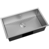 Mexen Trixo метална мивка 1-корпусова 750 x 440 мм, инокс HC - 6415751000-01HC