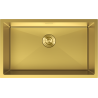 Mexen Trixo стоманена мивка 1-коморна 750 x 440 мм, златист - 6415751000-55