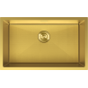 Mexen Trixo стоманена мивка с 1 корито 750 x 440 мм, златен HC - 6415751000-55HC
