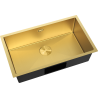 Mexen Trixo стоманена мивка с 1 отделение 750 x 440 mm, златна HC - 6415751000-55HC