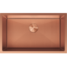 Mexen Trixo мивка от стомана с 1 корито 750 x 440 мм, мед HC - 6415751000-65HC