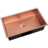 Mexen Trixo мивка от стомана с 1 корито 750 x 440 мм, мед HC - 6415751000-65HC