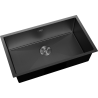 Mexen Trixo стоманена мивка с 1 отделение 750 x 440 мм, черен HC - 6415751000-70HC