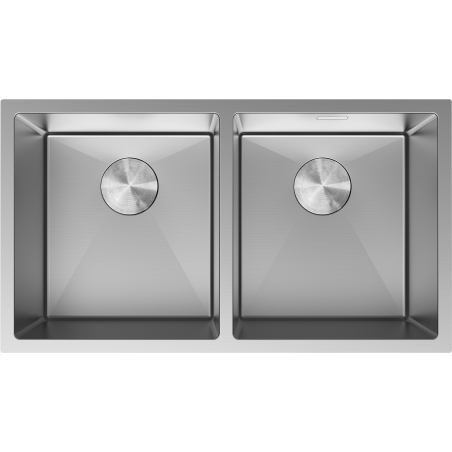 Mexen Binox мивка от неръждаема стомана с 2 отделения 800 x 450 mm, инокс - 6421802000-01