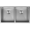 Mexen Binox мивка от неръждаема стомана с 2 отделения 800 x 450 mm, инокс - 6421802000-01