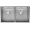 Mexen Binox стоманена мивка с 2 камери 800 x 450 mm, инокс HC - 6421802000-01HC