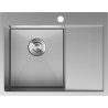 Mexen Exar стоманена мивка с 1 отделение и ляво отцедник 620 x 480 mm, инокс HC - 6431621005L-01HC