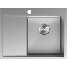 Mexen Exar стоманена мивка 1-компартментна с дренаж, дясна 620 x 480 мм, инокс