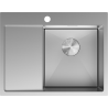 Mexen Exar стоманена мивка 1-компартментна с дренаж, дясна 620 x 480 мм, инокс