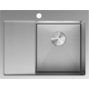 Mexen Exar мивка от неръждаема стомана с 1 отделение и дясен отцедник 620 x 480 мм, инокс HC - 6432621005P-01HC