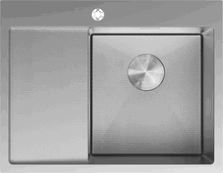 Mexen Exar мивка от неръждаема стомана с 1 отделение и дясен отцедник 620 x 480 мм, инокс HC - 6432621005P-01HC