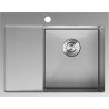Mexen Exar стоманена мивка с 1 отделение и дъска за отцеждане, дясно 620 x 480 mm,
