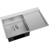 Mexen Exar стоманена мивка с 1 отделение и отцедник, лява 780 x 480 mm, инокс HC