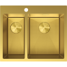 Mexen Flexo стоманена мивка с 1,5 камери 610 x 510 mm, златна HC - 6446611500-55HC
