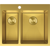 Mexen Flexo стоманена мивка с 1,5 камери 610 x 510 mm, златна HC - 6446611500-55HC