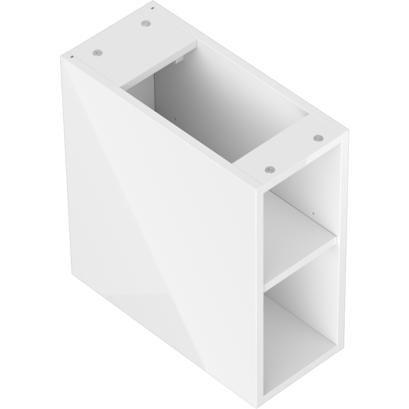 Mexen Box-A отворен шкаф с рафт 20 см, бял гланц - 91AX2-0200-470-0-00