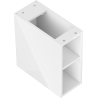 Mexen Box-A отворен шкаф с рафт 20 см, бял гланц - 91AX2-0200-470-0-00