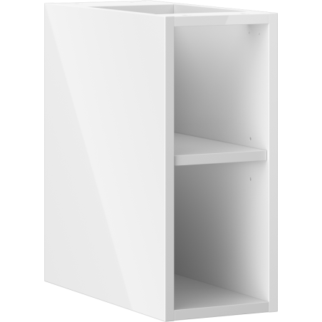 Mexen Box-A отворен шкаф с рафт 20 см, бял гланц - 91AX2-0200-470-0-00