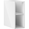 Mexen Box-A отворен шкаф с рафт 20 см, бял гланц - 91AX2-0200-470-0-00