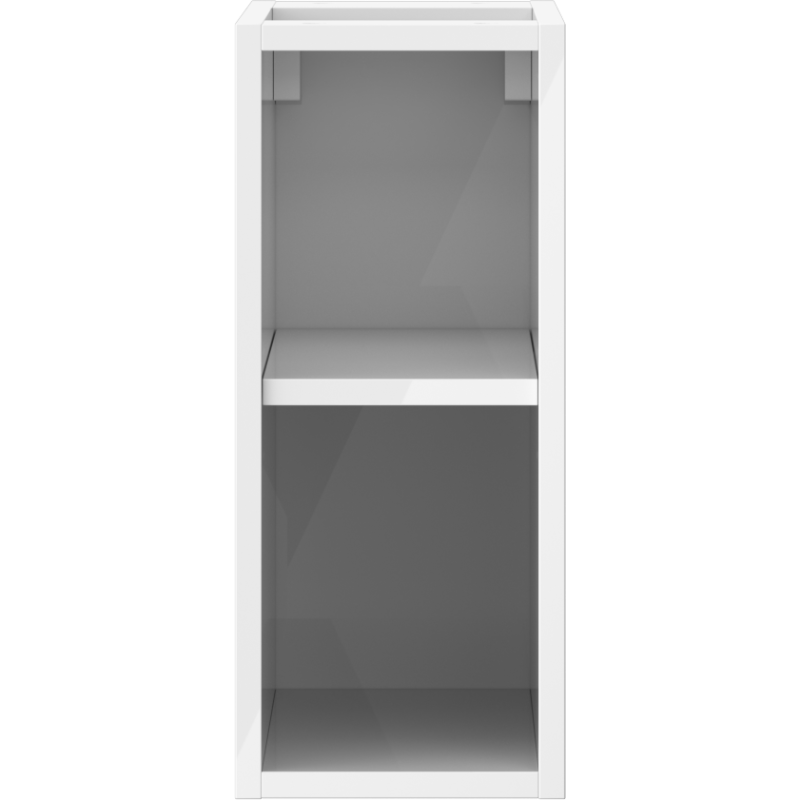 Mexen Box-A отворен шкаф с рафт 20 см, бял гланц - 91AX2-0200-470-0-00