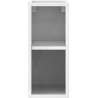 Mexen Box-A отворен шкаф с рафт 20 см, бял гланц - 91AX2-0200-470-0-00
